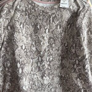 Snake Print Top